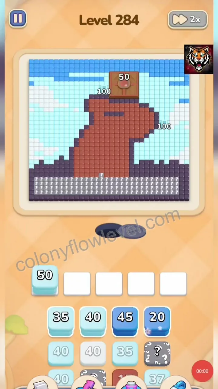 Colony Flow Level 284 step 1