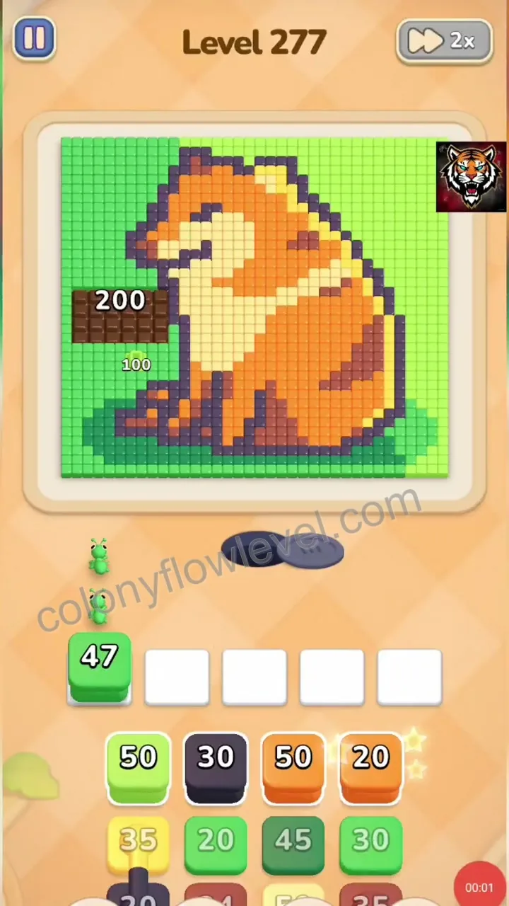 Colony Flow Level 277 step 2