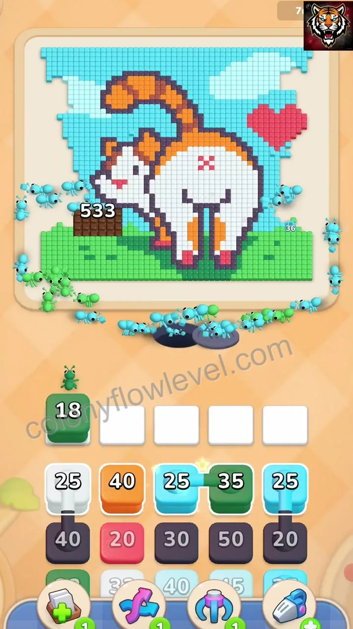 Colony Flow Level 278 step 4
