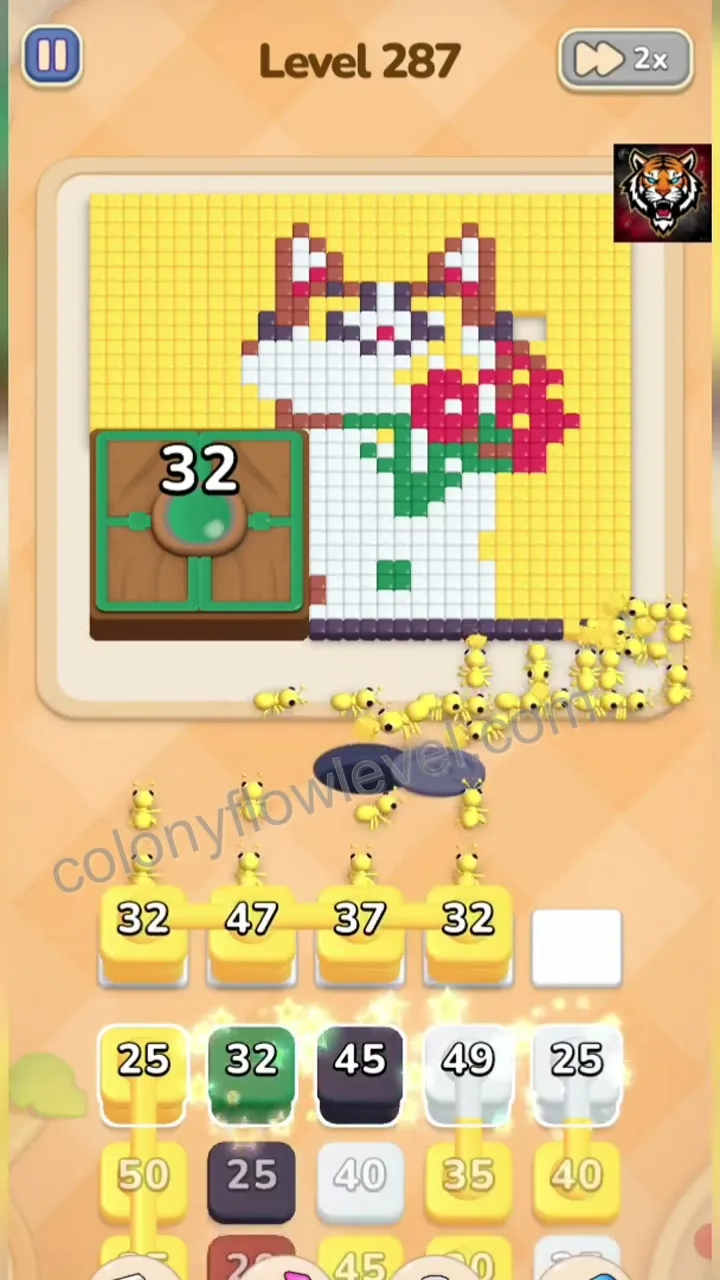 Colony Flow Level 287 step 3