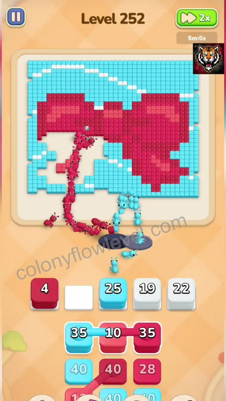 Colony Flow Level 252 step 4
