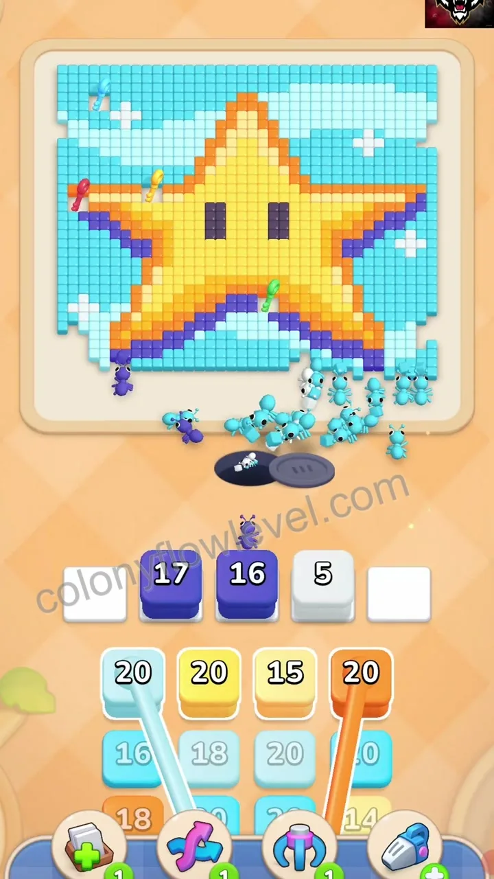 Colony Flow Level 301 step 3