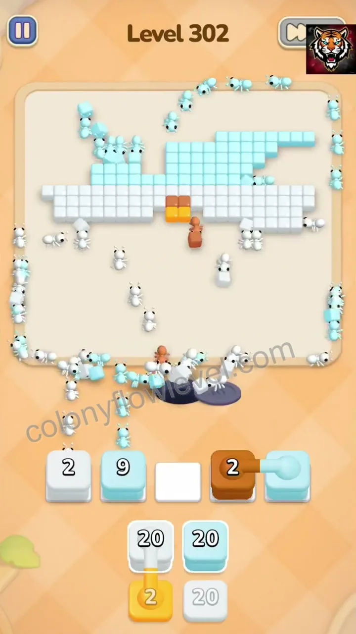 Colony Flow Level 302 step 6