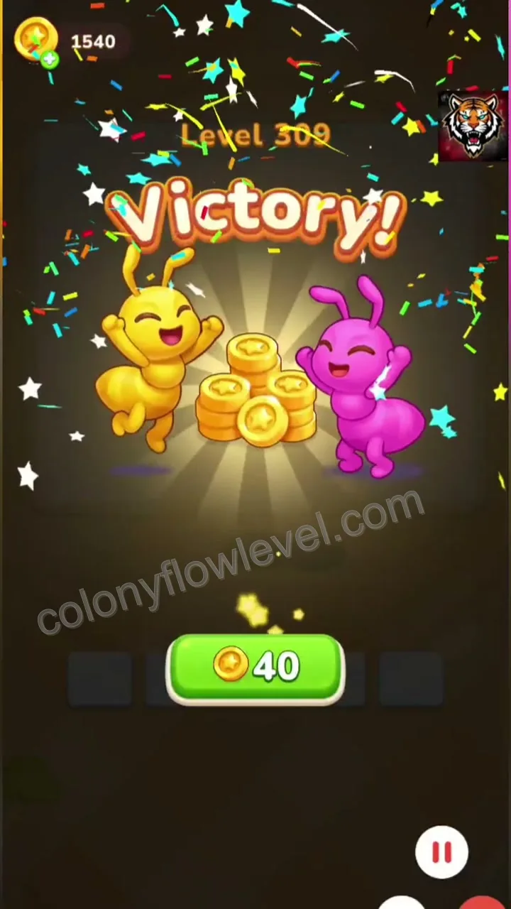 Colony Flow Level 309 step 7