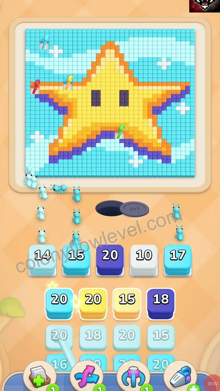 Colony Flow Level 301 step 2