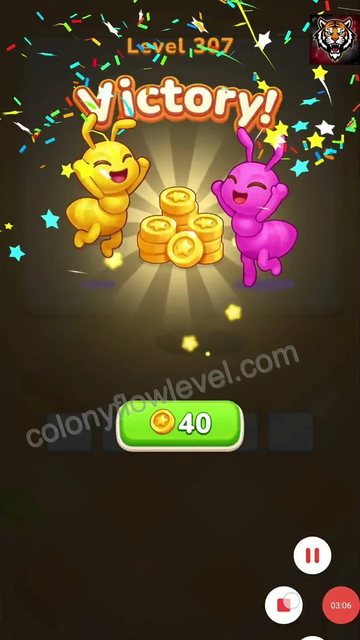Colony Flow Level 307 step 7