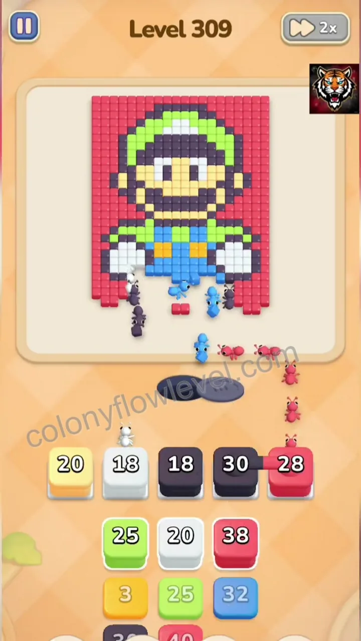 Colony Flow Level 309 step 4