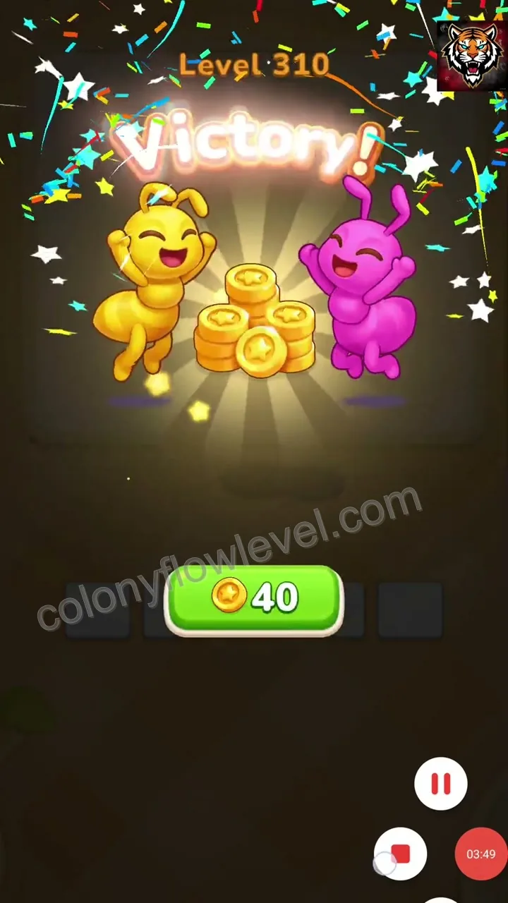 Colony Flow Level 310 step 7