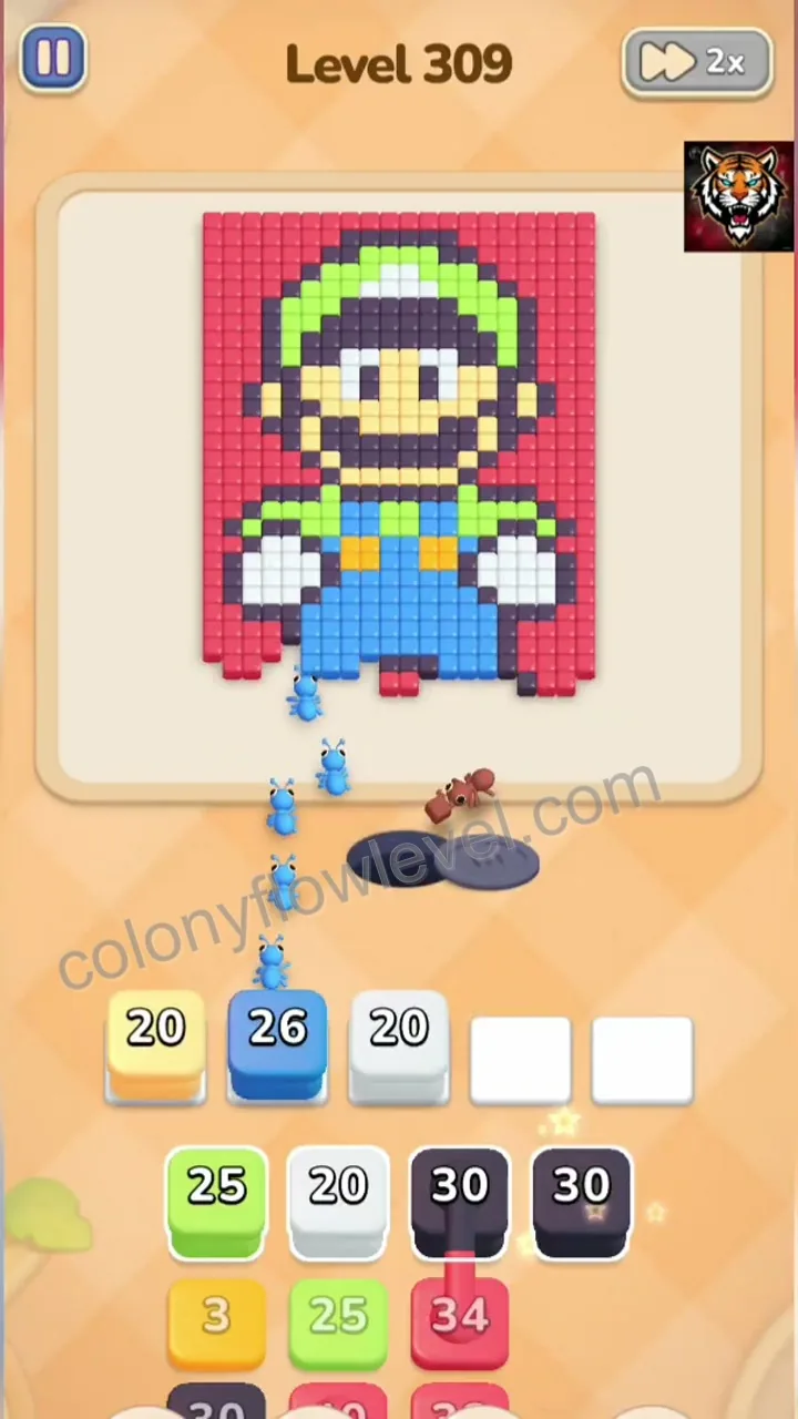 Colony Flow Level 309 step 3