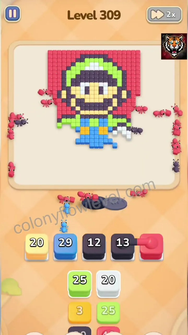 Colony Flow Level 309 step 5