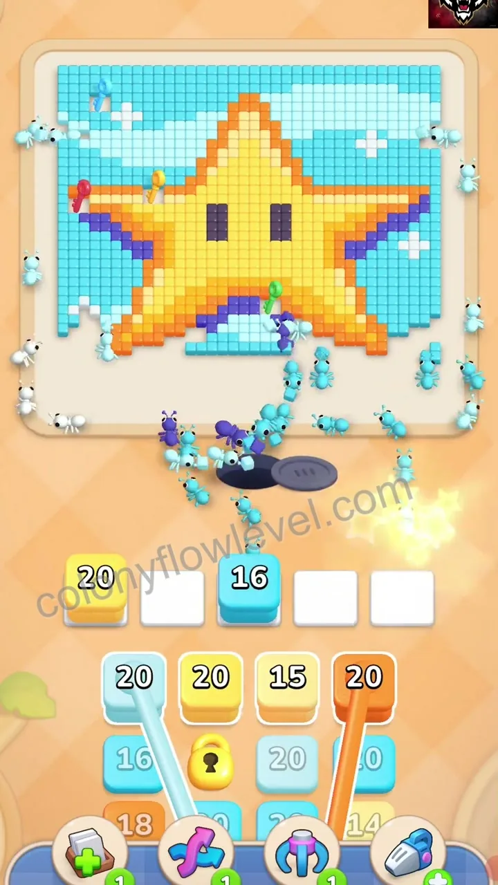 Colony Flow Level 301 step 4